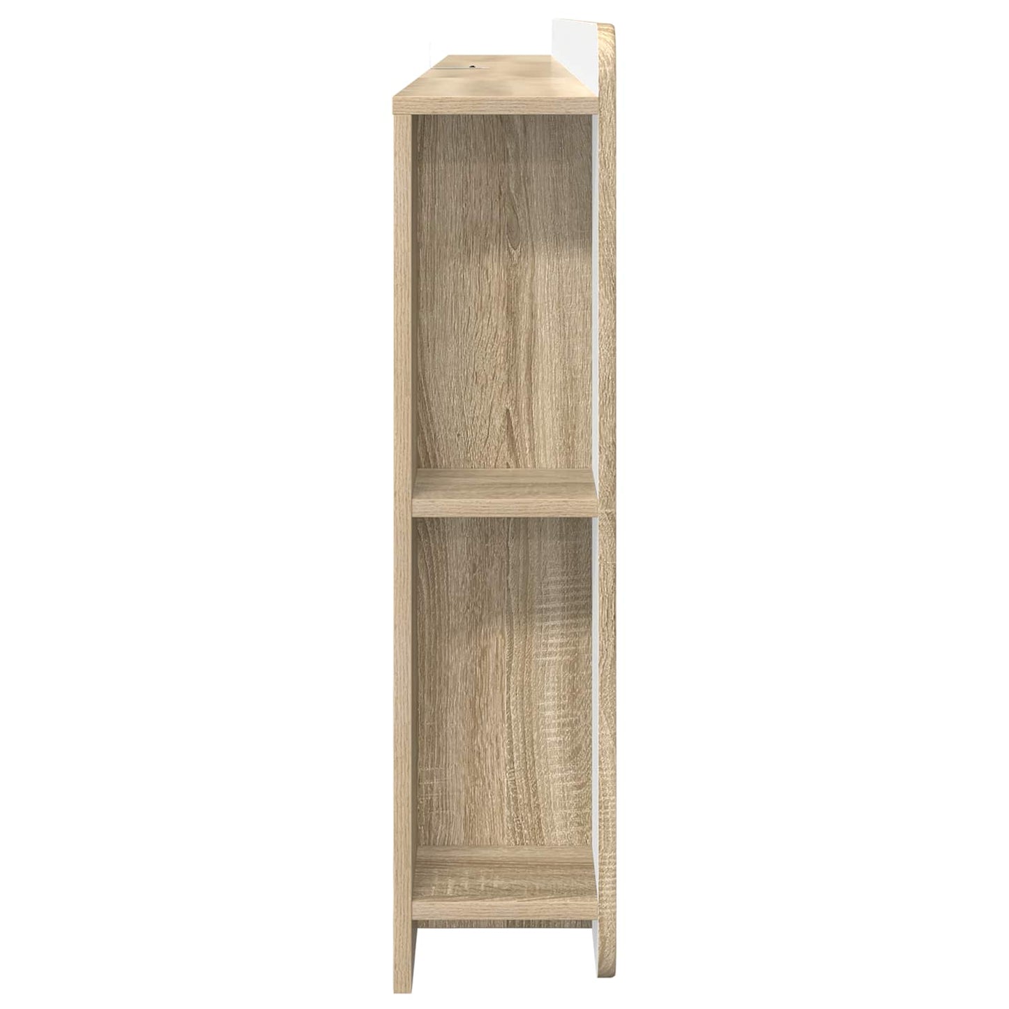 Headboard Cabinet with Storage Sonoma Oak Engineered Wood