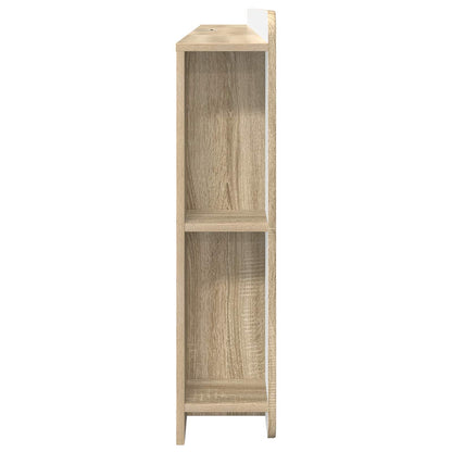 Headboard Cabinet with Storage Sonoma Oak Engineered Wood
