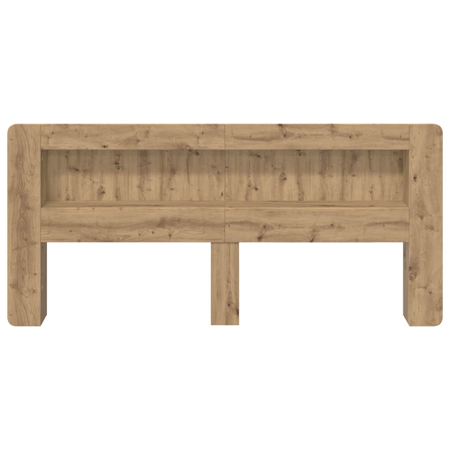 Headboard Cabinet Artisan Oak 180 cm Engineered Wood