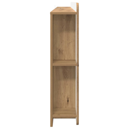 Headboard Cabinet with Storage Artisan Oak Engineered Wood