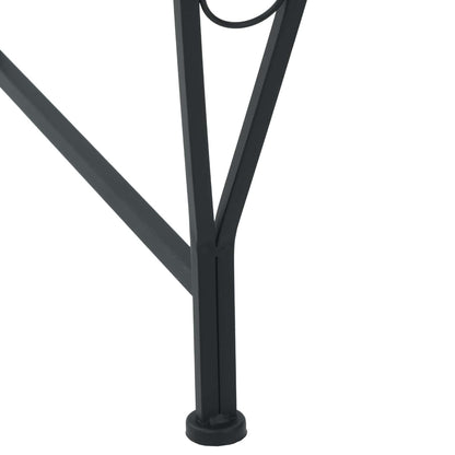 Tree Bench 8-Seater Ø 160 x 44 cm Steel Black Round