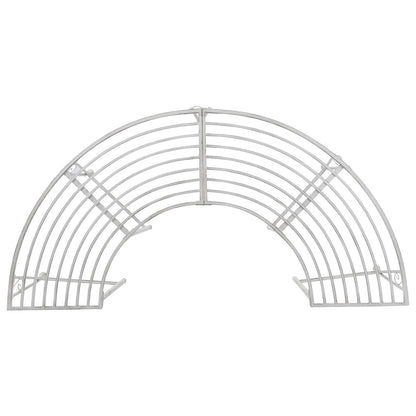 Tree Bench 4-Seater 160 x 80 x 44 cm Steel Antique White