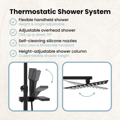 Thermostatic Shower System Set SS201