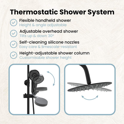 Thermostatic Shower System Set SS201
