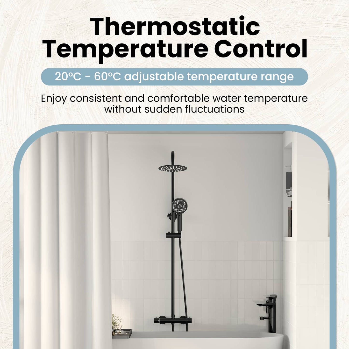 Thermostatic Shower System Set SS201