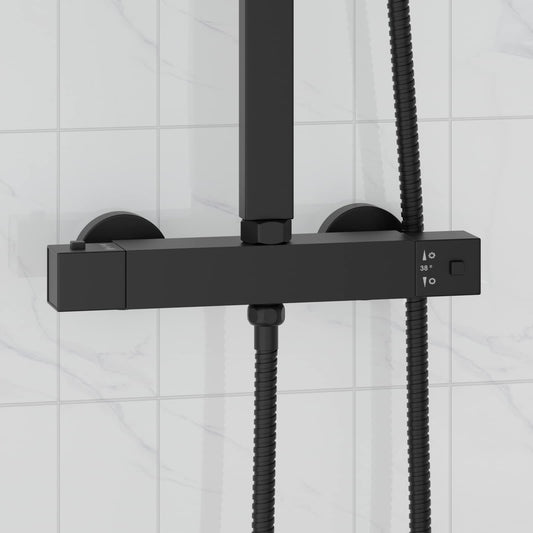 Thermostatic Shower Mixer Stainless Steel 201 25.5 x 7 x 6 cm