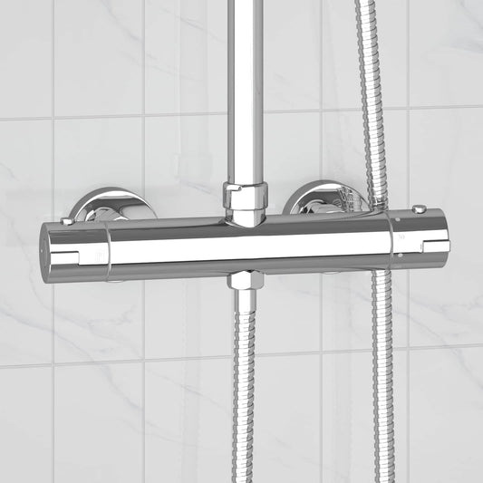 Thermostatic Shower Mixer Stainless Steel 201 27 x 8 x 6 cm