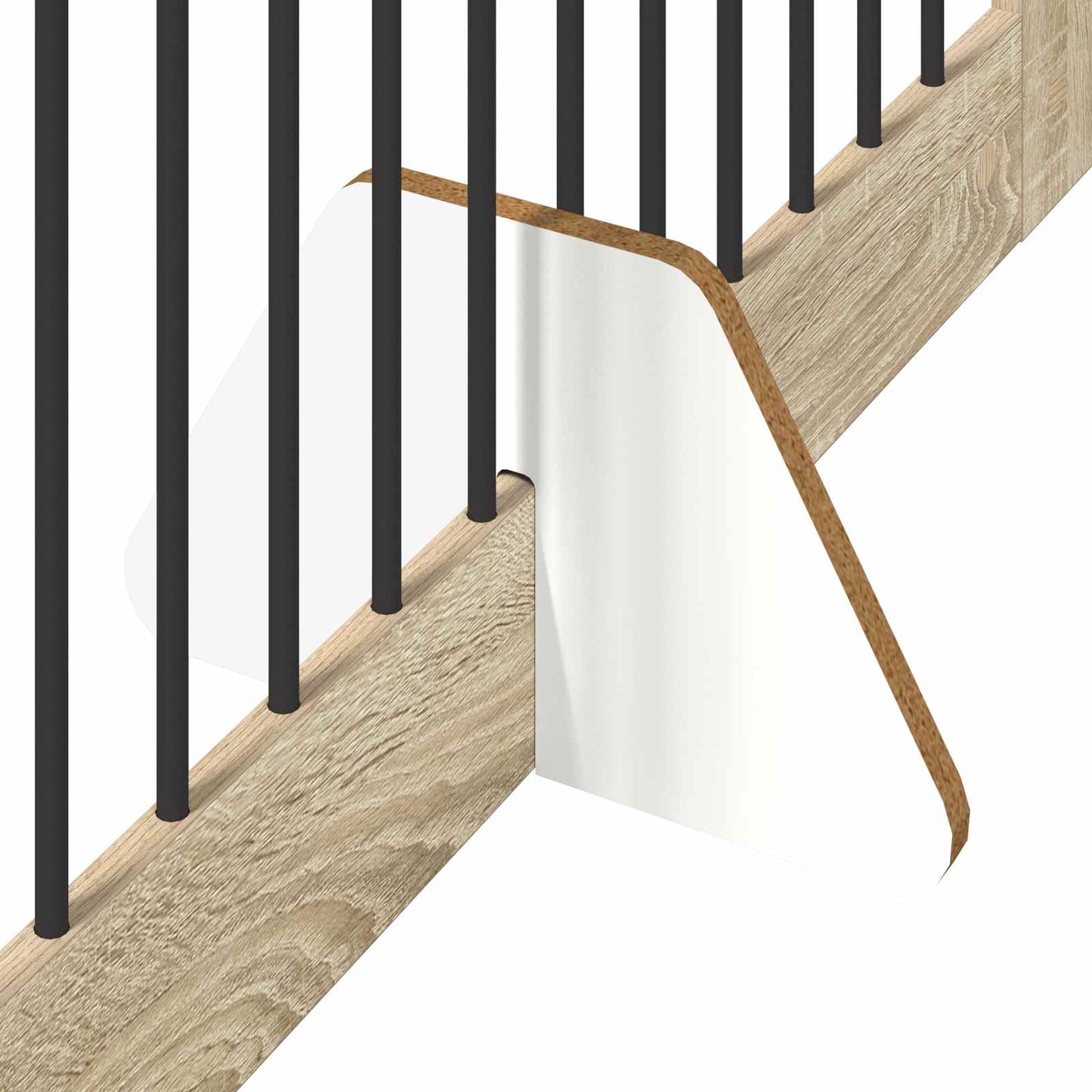 Foldable Dog Gate with Stands 4 pcs Sonoma Oak 401 cm