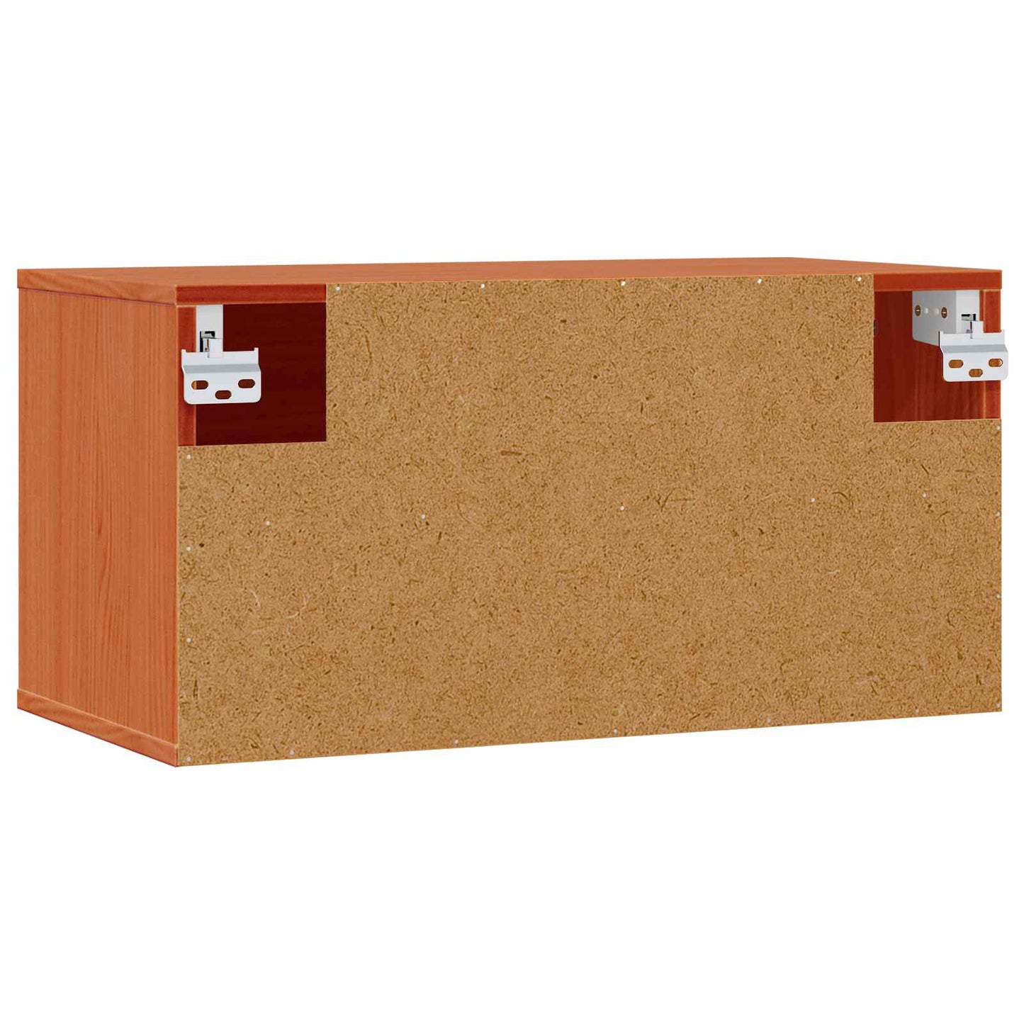 Wall Cabinet 2 pcs Wax Brown 60 x 30 x 30 cm Solid Pine Wood