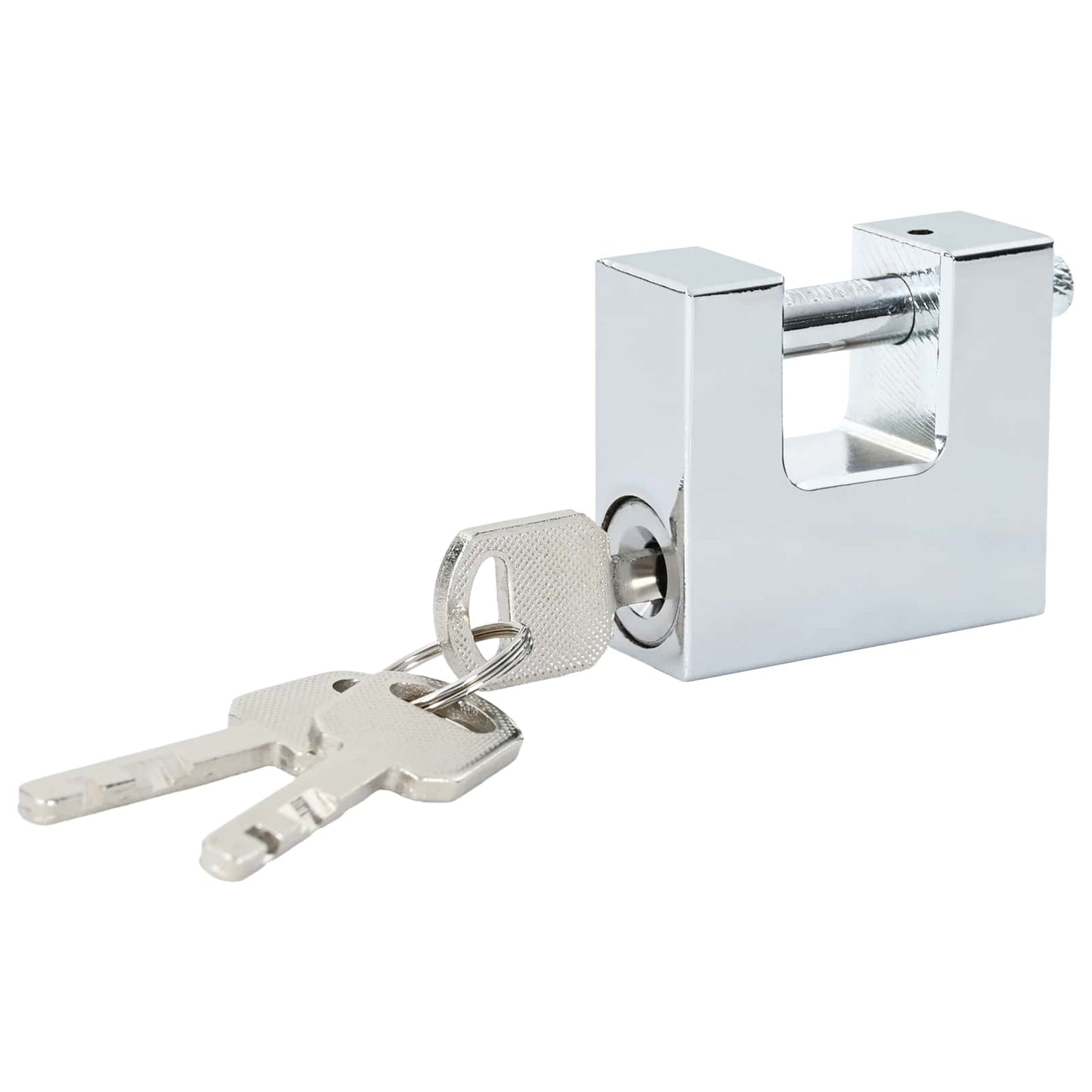 Padlock 6 pcs Silver Steel