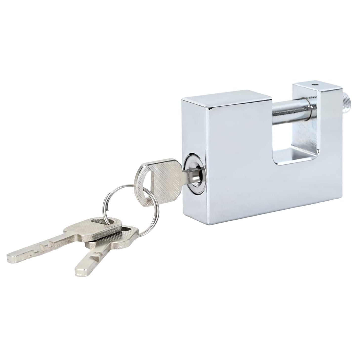 Padlock 2 pcs Silver Steel