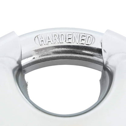 Discus Locks with Keys Silver Stainless Steel