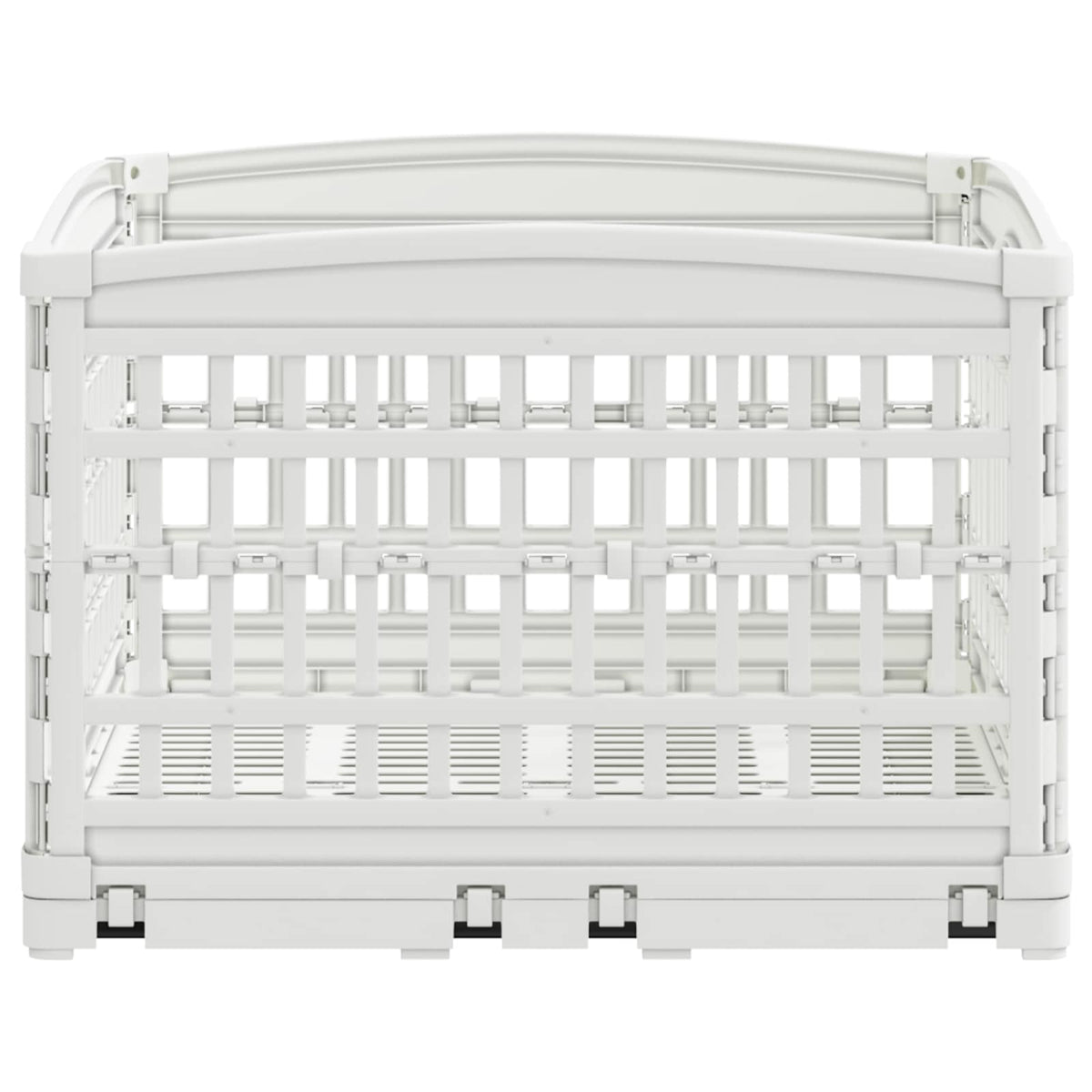 4 Panel Dog Playpen 177.5 x 154.5 x 112 cm Plastic White