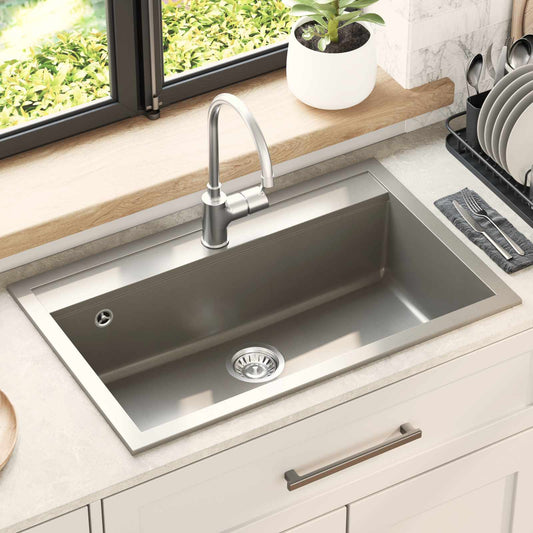 Sink Granite 795 x 505 mm Grey