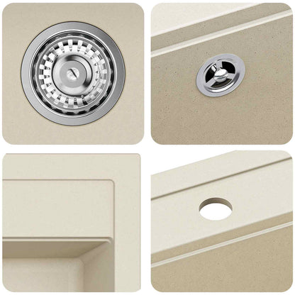 Sink Beige 795 x 505 mm Granite