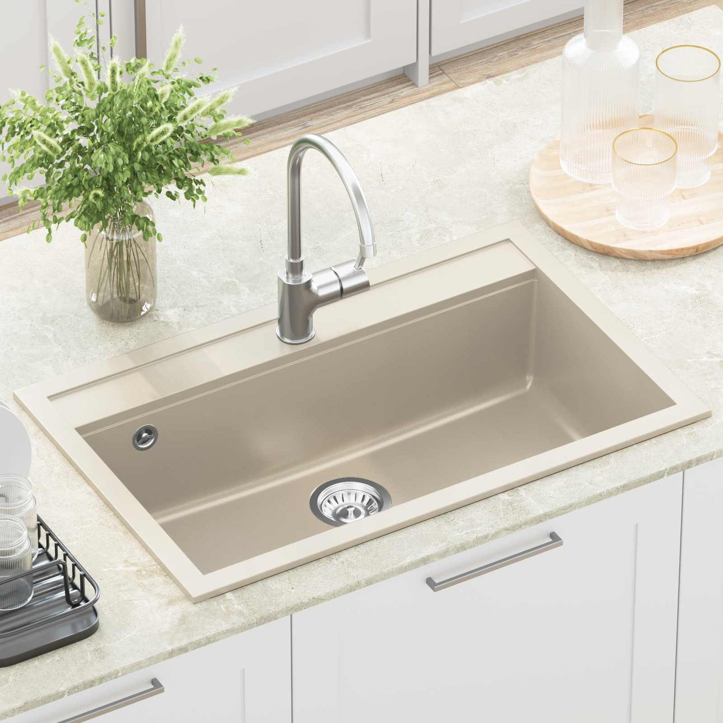 Sink Beige 795 x 505 mm Granite