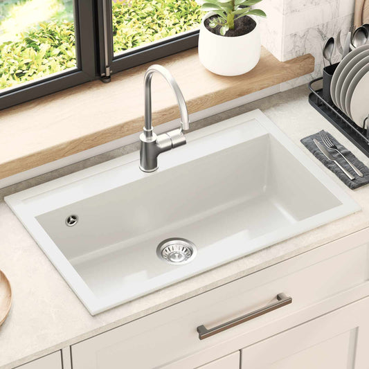 Sink Granite 795 x 505 mm White