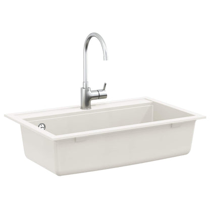 Sink Granite 795 x 505 mm White