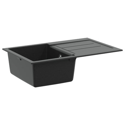 Sink Black 780 x 500 mm 80% Quartz and 20% Resin