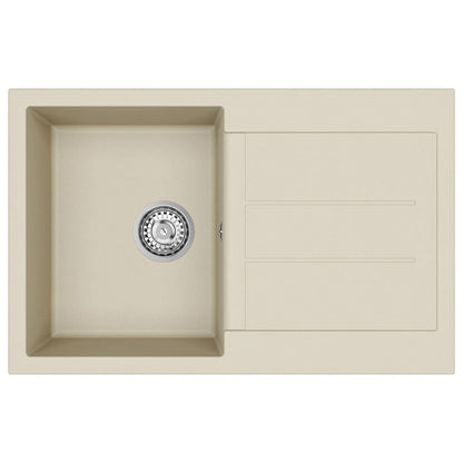 Sink Beige 780 x 500 mm 80% Quartz and 20% Resin