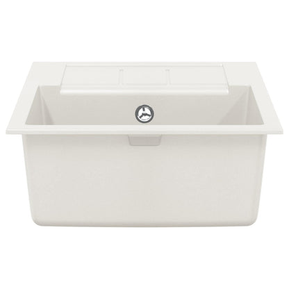 Sink White 620 x 500 mm 80% Quartz and 20% Resin