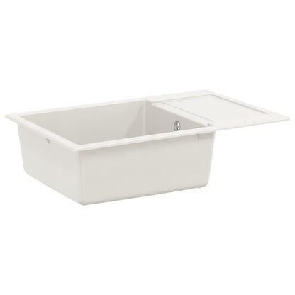 Sink White 780 x 500 mm 80% Quartz and 20% Resin