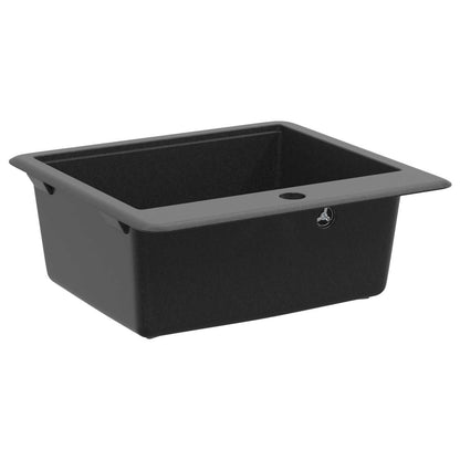 Sink Black 470 x 440 mm Granite