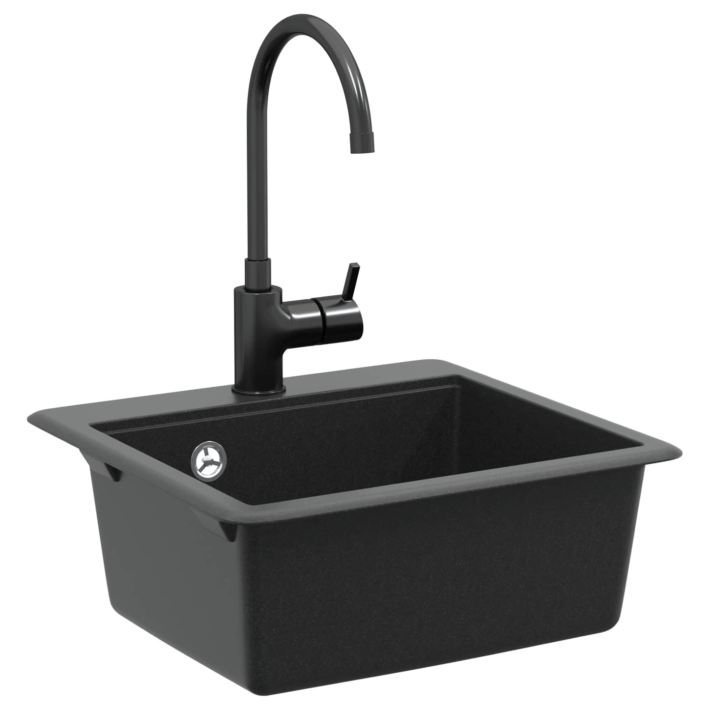 Sink Black 470 x 440 mm Granite