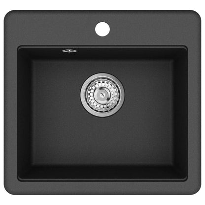 Sink Black 470 x 440 mm Granite