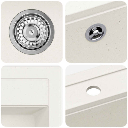 Sink White 470 x 440 mm Granite