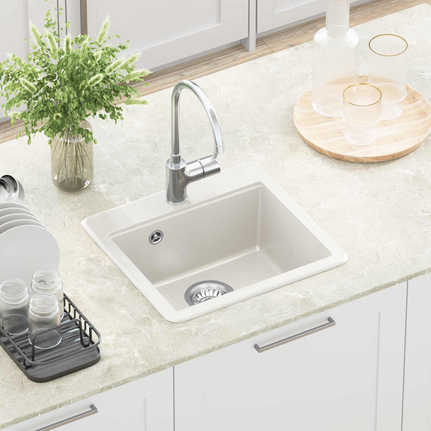Sink White 470 x 440 mm Granite