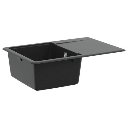 Sink Black 670 x 460 mm Granite