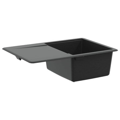 Sink Black 670 x 460 mm Granite