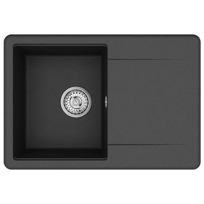 Sink Black 670 x 460 mm Granite