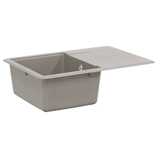 Sink 80% Quartz and 20% Resin 670 x 460 mm Grey