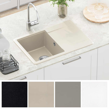 Sink Beige 670 x 460 mm 80% Quartz and 20% Resin