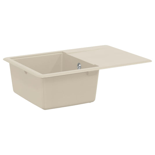 Sink 80% Quartz and 20% Resin 670 x 460 mm Beige