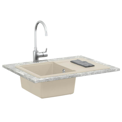 Sink Beige 670 x 460 mm 80% Quartz and 20% Resin