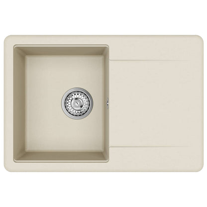 Sink Beige 670 x 460 mm 80% Quartz and 20% Resin