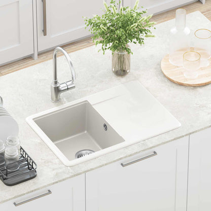 Sink White 670 x 460 mm 80% Quartz and 20% Resin