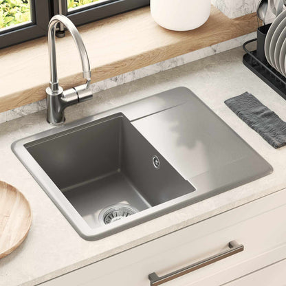 Sink Grey 560 x 460 mm 80% Quartz and 20% Resin