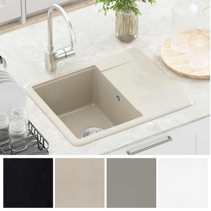 Sink Beige 560 x 460 mm 80% Quartz and 20% Resin