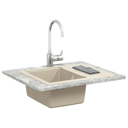 Sink Beige 560 x 460 mm 80% Quartz and 20% Resin