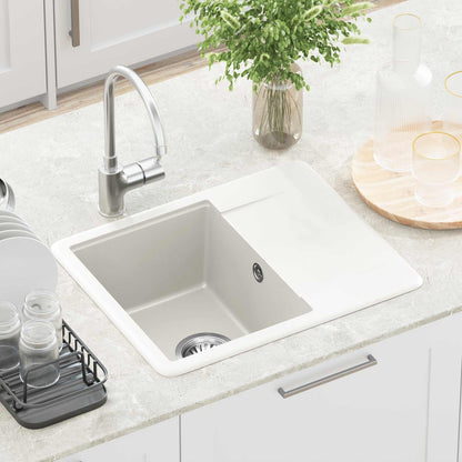 Sink White 560 x 460 mm 80% Quartz and 20% Resin