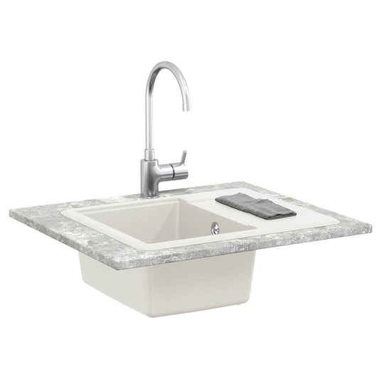 Sink White 560 x 460 mm 80% Quartz and 20% Resin
