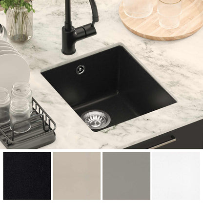 Sink Black 370 x 460 mm 80% Quartz and 20% Resin