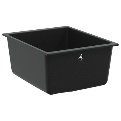 Sink Black 370 x 460 mm 80% Quartz and 20% Resin