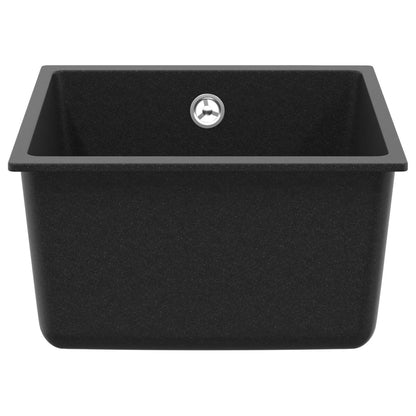 Sink Black 370 x 460 mm 80% Quartz and 20% Resin