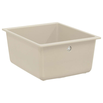 Sink Beige 370 x 460 mm 80% Quartz and 20% Resin