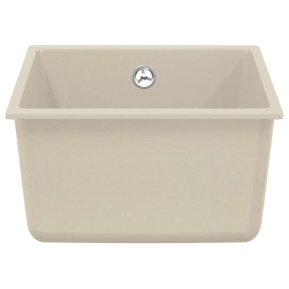 Sink Beige 370 x 460 mm 80% Quartz and 20% Resin